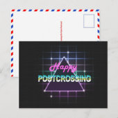 ハッピーポストクロッシング80sスタイル ポストカード (正面/裏面)
