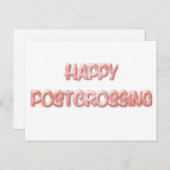 ハッピーポストクロッシング ポストカード (正面/裏面)