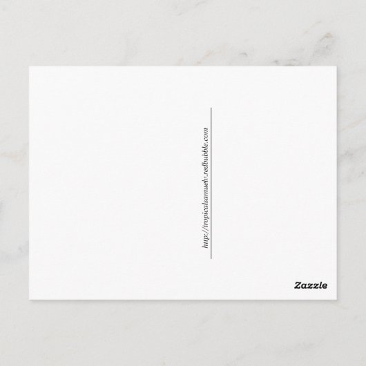 ハッピーポストクロッシング ポストカード (裏面)