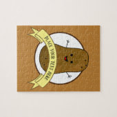 ハッピーポテトパーソナライズされた ジグソーパズル (横)