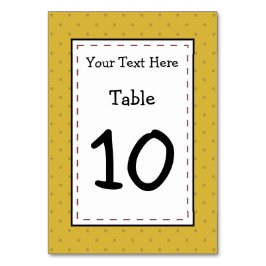 ハッピーポテトパーティータイム テーブルナンバー