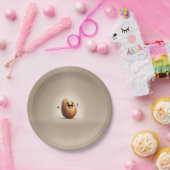 ハッピーポテトパーティー時間 ペーパープレート (パーティー)