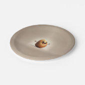 ハッピーポテトパーティー時間 ペーパープレート (アングル)