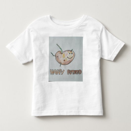 ハッピーポテトTシャツ トドラーTシャツ (正面)
