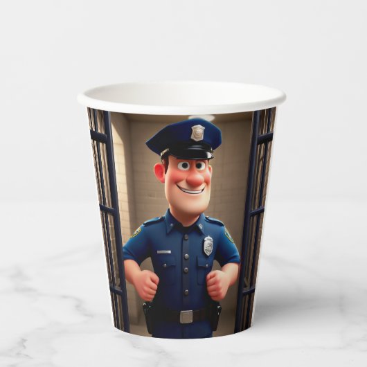 ハッピーポリス 紙コップ (正面)