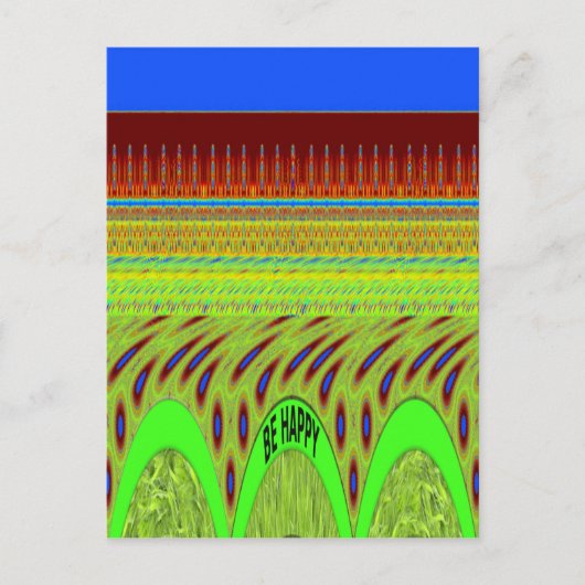 ハッピーポルカドットモチーフギフト ポストカード (正面)