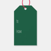 ハッピーポーライズかわいいクリスマスドッグ ギフトタグ (裏面)