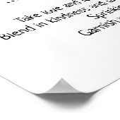 ハッピーマインドウェディングシャワーギフトブルー用レシピ ポスター (角)