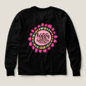 ハッピーマインドハッピーライフやる気を起こさせるグラフィックデザイン (デザイン背面)