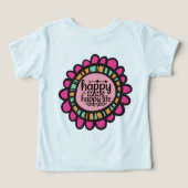 ハッピーマインドハッピーライフやる気を起こさせるグラフィックデザイン (デザイン裏面)