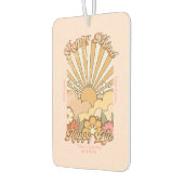 ハッピーマインドハッピーライフヒッピーGroovyビーブ カーエアーフレッシュナー (左)