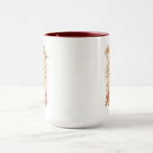 ハッピーマインドハッピーライフヒッピーGroovyビーブ マグカップ (中央)