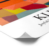 ハッピーマウンテンランドスケープバイポールクレー ポスター (角)