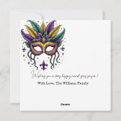 ハッピーマエレガントルディグラスフェザーズ&マスク シーズンカード (裏面)