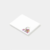 ハッピーマカラフルザーとベビーゾウ – スケッチ ポストイット (アングル)