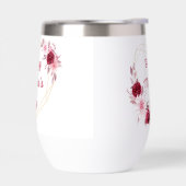 ハッピーマザデイレッド金ゴールドスタイリッシュフローラ (左面)