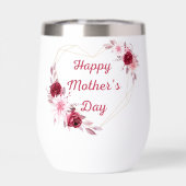 ハッピーマザデイレッド金ゴールドスタイリッシュフローラ (背面)