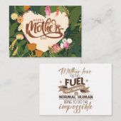 ハッピーマザーのデイカー感動的ド ノートカード (正面/裏面)