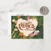 ハッピーマザーのデイカー感動的ド ノートカード (正面/裏面インサイチュ)