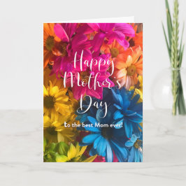 ハッピーマザーの日お❤️母最高のさん花カードカード カード