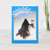 ハッピーマザーの日と新しいママのおむつ交換カード カード (正面)