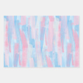 ハッピーマザーの日のベビーピンク&ブルーセット3 ラッピングペーパーシート (正面3)