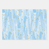 ハッピーマザーの日のベビーピンク&ブルーセット3 ラッピングペーパーシート (正面2)