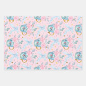 ハッピーマザーの日のベビーピンク&ブルーテーマセット3 ラッピングペーパーシート (正面2)