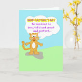 ハッピーマザーの日の懸命は信じあなたははCaではない カード (黄色い花)