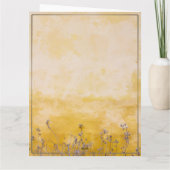 ハッピーマザーの日オンヴィンテージ花草地 – Eng カード (裏面)