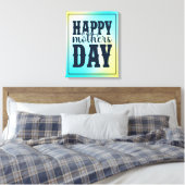ハッピーマザーの日11344 キャンバスプリント (インサイチュ (寝室))