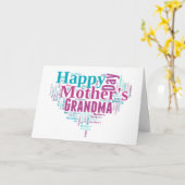 ハッピーマザーズおばあちゃんカード カード (黄色い花)