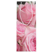 ハッピーマザーズかわいらしデイバラワインギフト – バッグ ワインギフトバッグ (裏面)