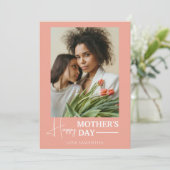 ハッピーマザーズの日 |スシンプルクリプモダント写真 シーズンカード (スタンド正面)