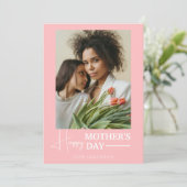 ハッピーマザーズの日 |スシンプルクリプモダント写真 シーズンカード (スタンド正面)