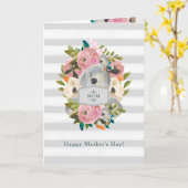 ハッピーマザーズの日 | 水かわいらし色の花 カード (黄色い花)