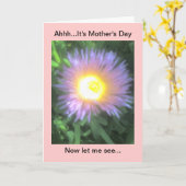 ハッピーマザーズデイおもしろカード カード (黄色い花)