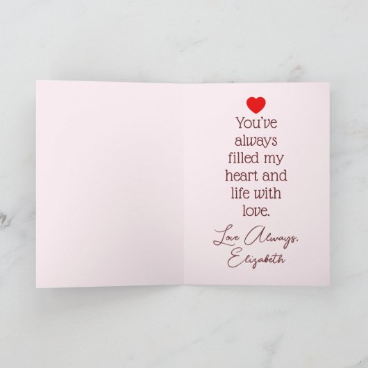 ハッピーマザーズデイお洒落アート カード (内部)