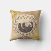 ハッピーマザーズデイかわいいおもしろいコアラスロス&ベビー クッション (裏面)