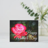 ハッピーマザーズデイさくらんぼパフェバラ#3ハガキ ポストカード (スタンド正面)