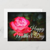 ハッピーマザーズデイさくらんぼパフェバラ#3ハガキ ポストカード (正面/裏面)