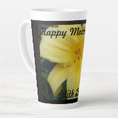 ハッピーマザーズデイとラヴラテマグ カフェラテマグ (左アングル)