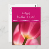 ハッピーマザーズデイのはがき ポストカード (正面/裏面)