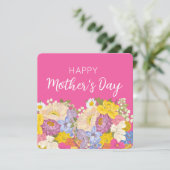ハッピーマザーズデイの花の開花 シーズンカード (スタンド正面)