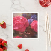 ハッピーマザーズデイアジサイ スタンダードカクテルナプキン (インサイチュ)