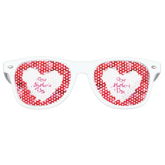 ハッピーマザーズデイアダルトパーティー レトロサングラス (正面)