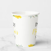 ハッピーマザーズデイイエローフローラと離れパーティー 紙コップ (左)