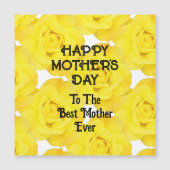 ハッピーマザーズデイイエローフローラグリーティカスタムング (正面)