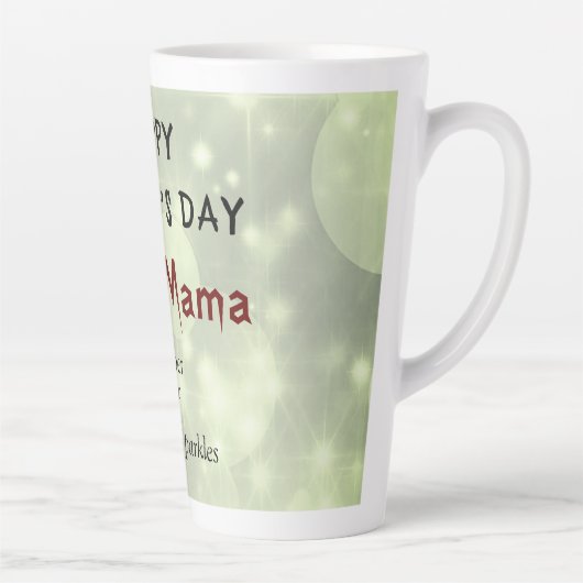 ハッピーマザーズデイウィッチママデザイン カフェラテマグ (右)