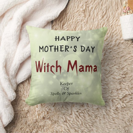 ハッピーマザーズデイウィッチママデザイン クッション (ブランケット)